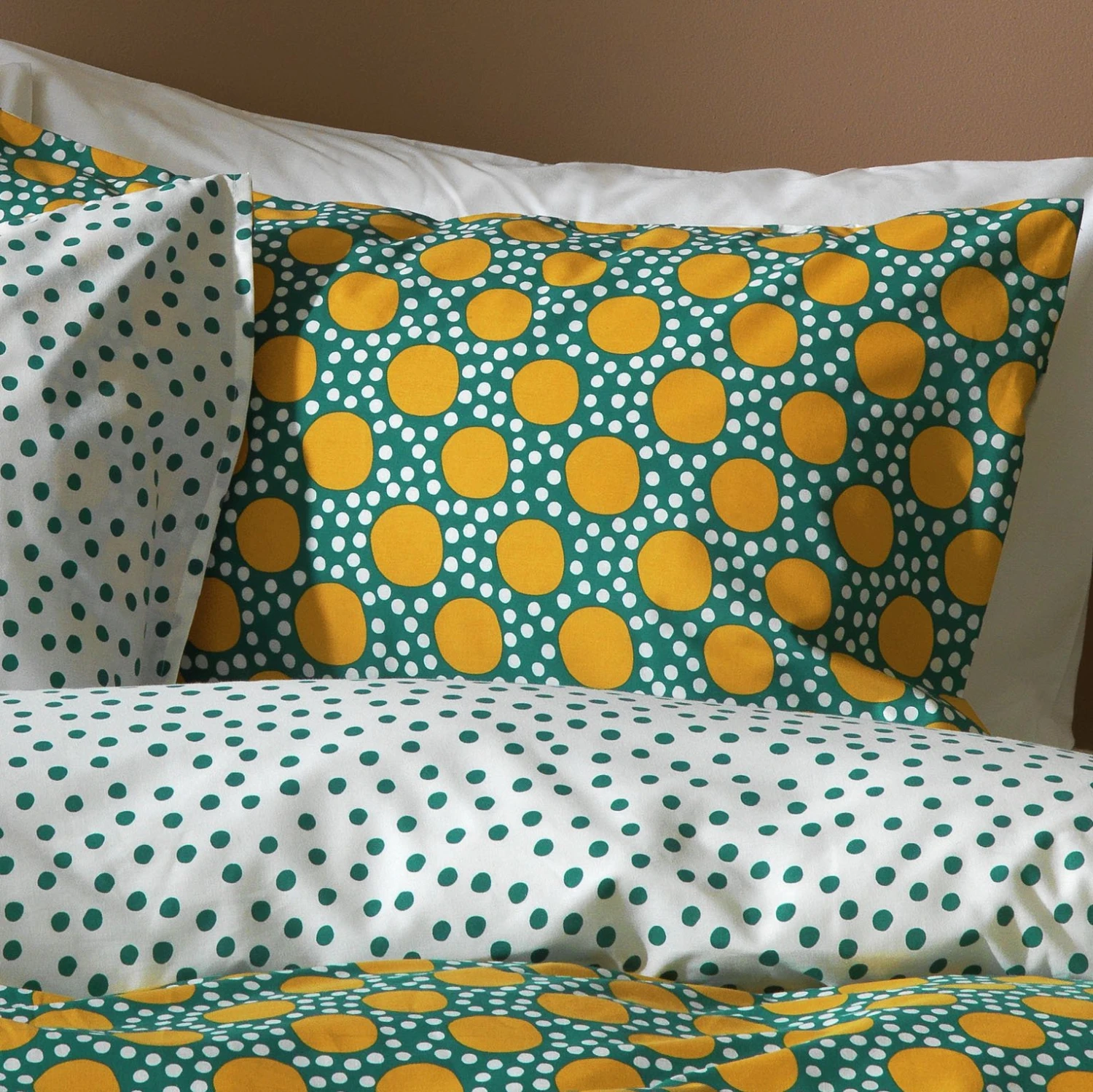 Habitat Sunburst Geo Green & Mustard Bedding Set - Single - Image 7