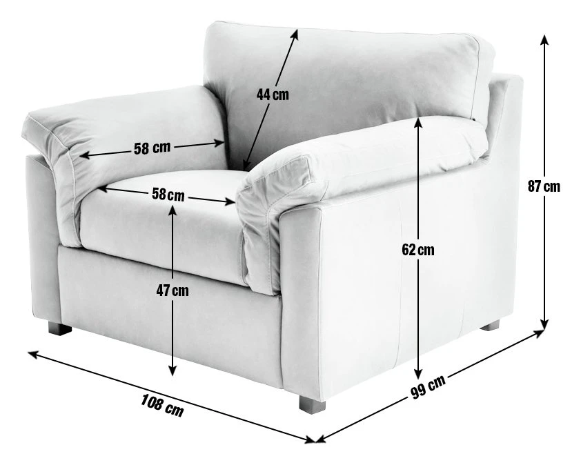 Habitat Florence Leather Armchair - Tan - Image 4