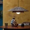 Habitat Guii 2 Tier Rattan Pendant Light - Natural