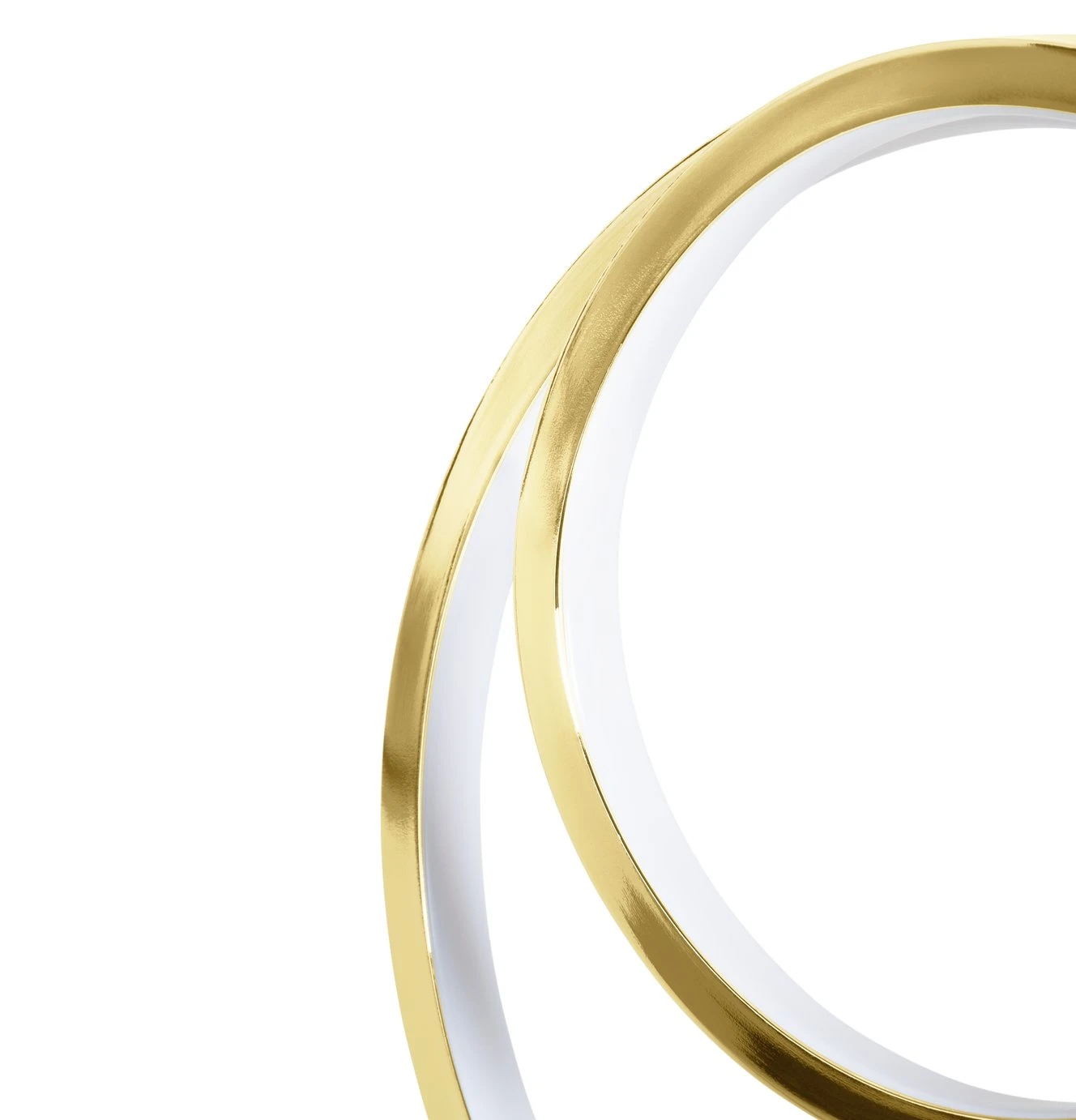 Habitat Pill Metal LED Table Lamp - Brushed Brass - Image 4