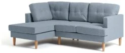 Habitat Joshua Left Hand Corner Chaise Sofa - Blue