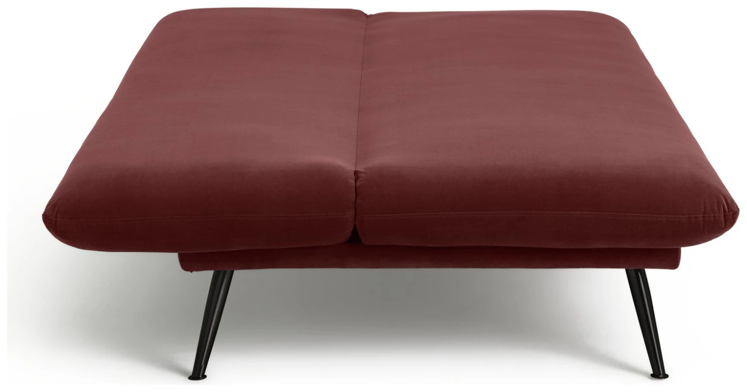 Habitat Matteo Velvet Sofa Bed - Pink - Image 4