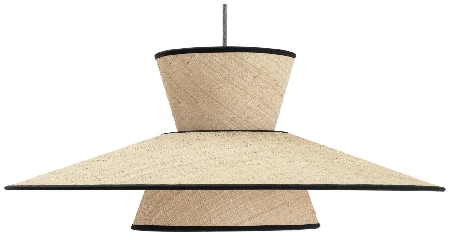 Habitat Otto 2 Tier Pendant Shade - Natural - Image 2