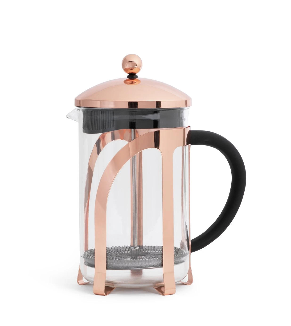 Habitat 12 Cup Copper Cafetieres - Copper